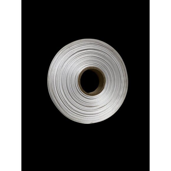 Dior White Satin Ribbon Roll 1 Inch Wide With Printed Logo 50M One Spool New - Picture 3 of 5